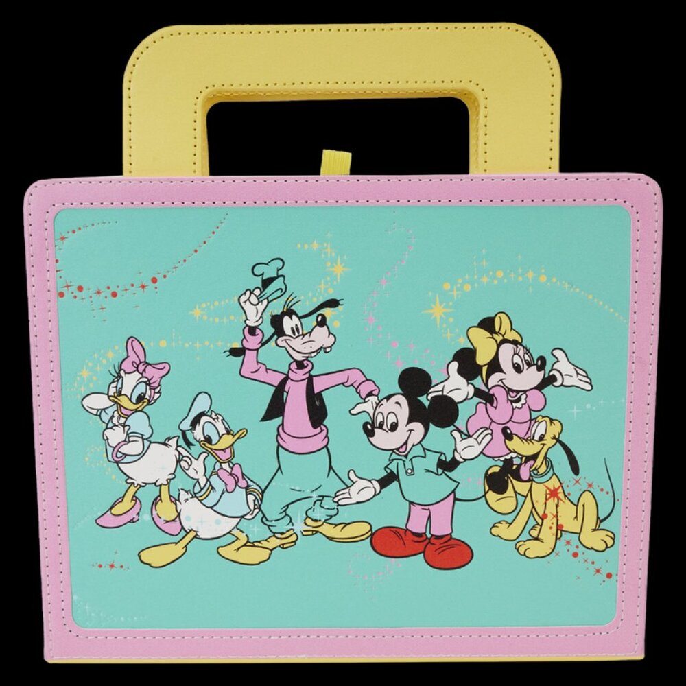 Loungefly Disney 100th Mickey & Friends Classic Lunchbox Stationery Journal-NIP